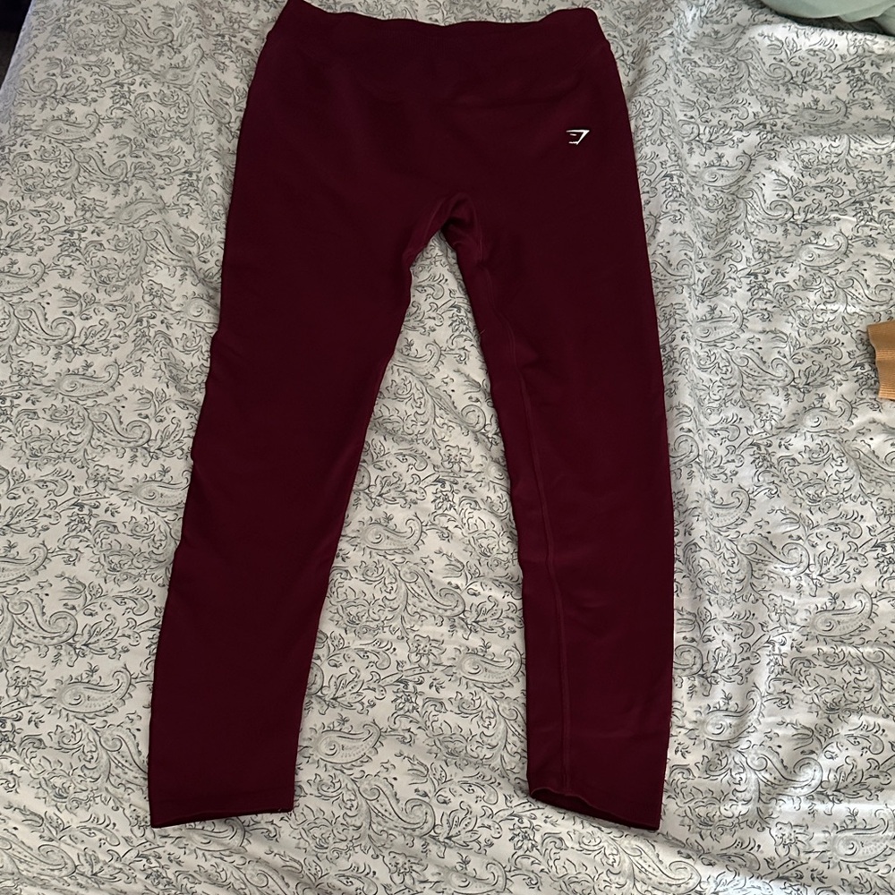 Gymshark Burgundy Leggings